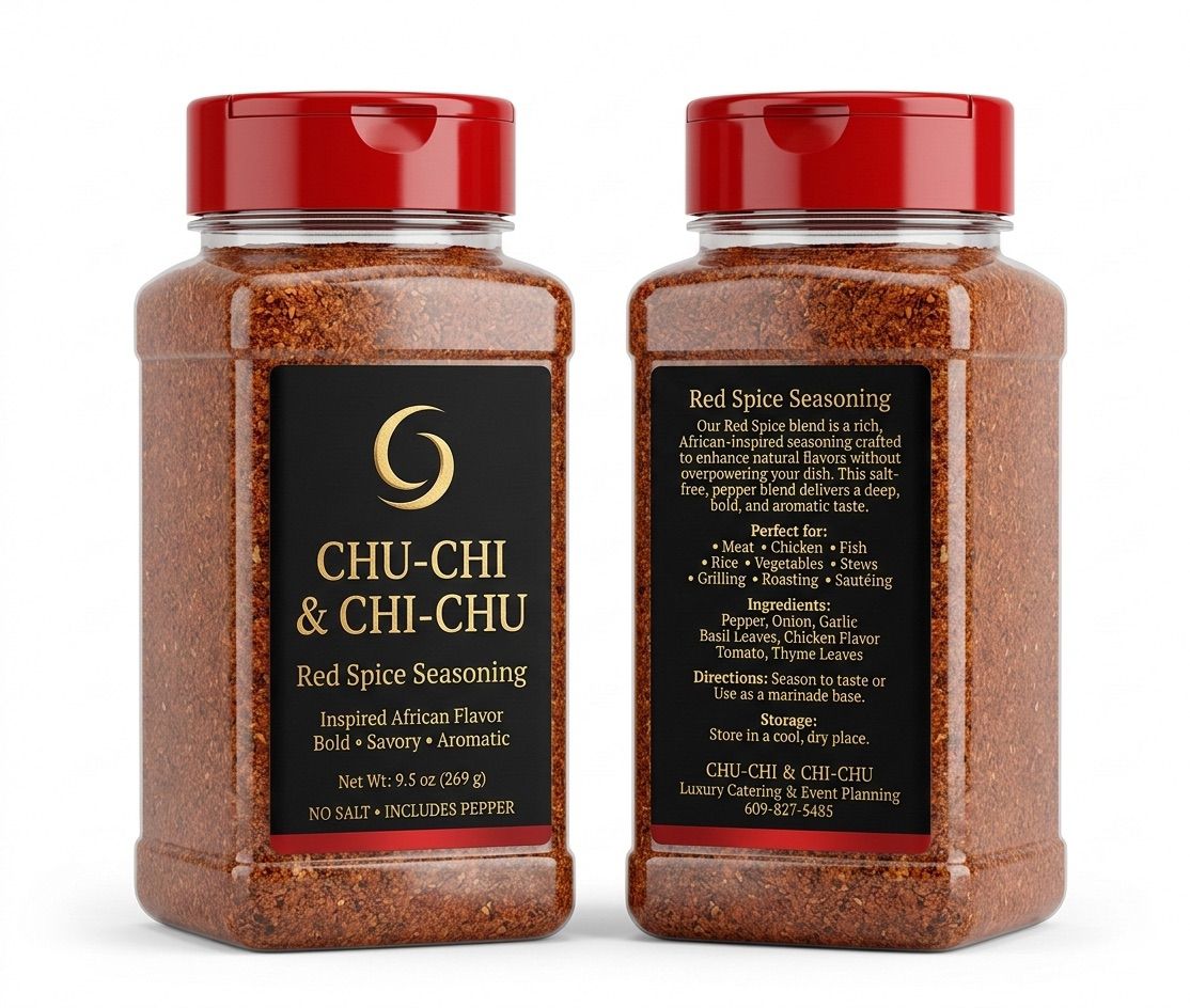 Chu-Chi & Chi-Chu Red Spice Seasoning – Bold African Inspired All-Purpose Blend (9.5 oz)