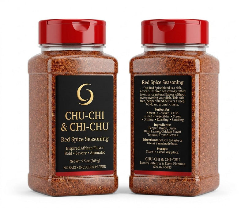 Chu-Chi & Chi-Chu Red Spice Seasoning – Bold African Inspired All-Purpose Blend (9.5 oz)