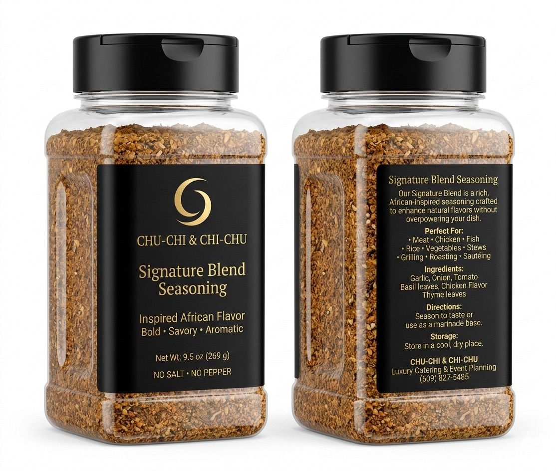Chu-Chi & Chi-Chu Signature Blend Seasoning – African Inspired All-Purpose Spice (9.5 oz)